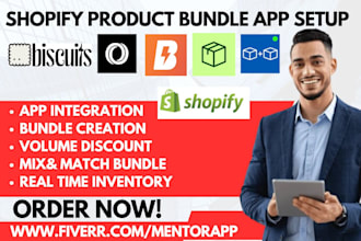 setup shopify product bundle bundler rebolt maxbundle pumper zoorix biscuits eb