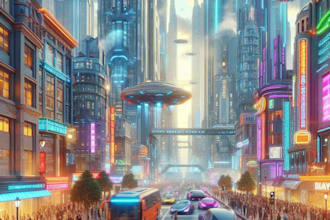 create a sci fi character or sci fi character art