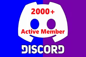 advertise, boost and grow your discord server to gain new active member