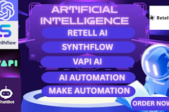 build ai voice agent retell ai, vapi, synthflow ai, make com automation n8n ghl