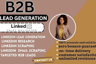 do sales navigator,b2b lead generation, and linkedin leads