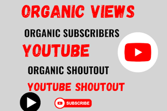 shoutout youtube channel video organic subs to gain active audience