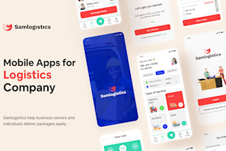 develop logistics delivery app, web application, truck booking, taxi booking app