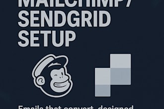 set up automated email campaigns with mailchimp or sendgrid