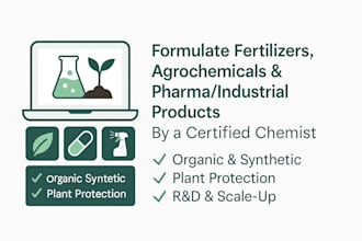be your formulator for fertilizer agrochemical and pharma product development