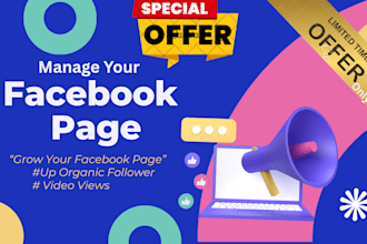 do make your professional facebook page and organic follower