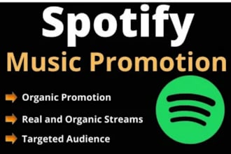 do spotify music promotion playlist curator organic spotify stream promotion
