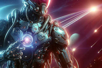 do a sci fi art , sci fi and concept art