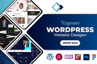 design a professional wordpress website using elementor pro