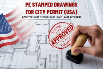 provide architectural stamp, architectural drawings florida stamp pe stamp