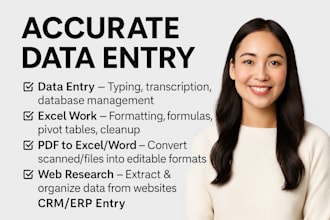 do any file conversion, pdf to excel or word, image to word