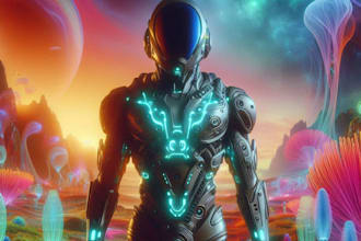 unique sci fi or sci fi character art