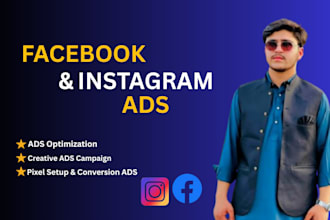 setup meta facebook ads campaign, instagram ads and fb meta ads campaign