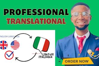 professionally translate english to italian  italian to english