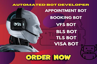 build vfs appointment bot, vfs bot, vfs appointment bot, appointment bot
