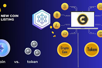 list your token on crypto blockchain exchange platform both on cmc cg