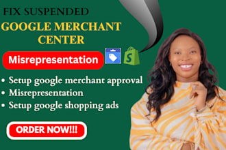 fix google merchant center gmc suspension, misrepresentation, and gtin issues