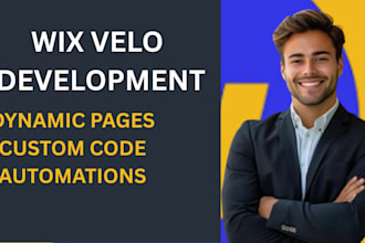 wix velo custom code, wix automations, wix database, wix dynamic page, corvid