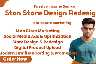 stan store design gumroad ghost cms beacons ai payhip etsy stan store marketing