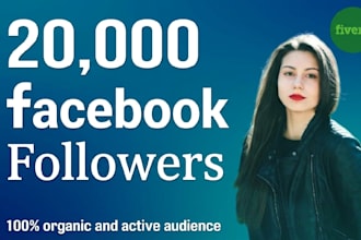 add your 2000 facebook like, followers organically