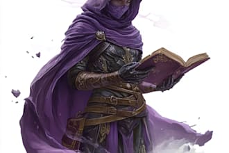draw fantasy dnd character illustration anime superheroe rpg
