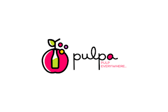 design a winning pulpa juice bar logo