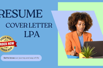edit professional resume, CV, cover letter and lpa