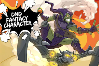 draw epic dnd, fantasy, creatures character art
