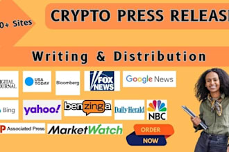 do crypto press release writing crypto press release distribution press release