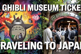 help you book ghibli museum, ghibli park, in japan