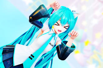 edit, fix or rig your mmd model, dakimakura, sfm, live2d, weight paint, gmod