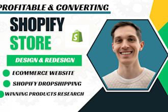 design redesign shopify store shopify ecommerce website development or developer