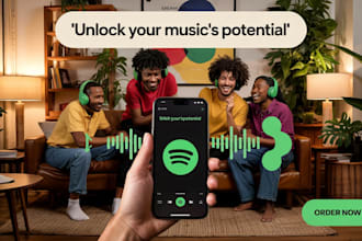 create and run ads to promote your spotify music promotion