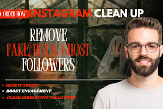 remove instagram ghost, bot followers and clean up account