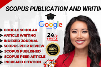 write and publish article in scopus, ssci, scie indexed peer reviewed journal
