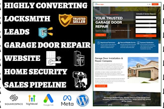 generate handyman locksmith leads window repair garage door locksmith website