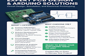 do electrical, electronics, pcb, arduino related projects