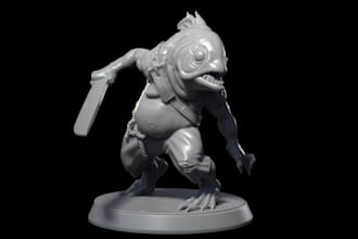 sculpt custom bjd doll, 3d miniatures, dnd tabletop action figure model