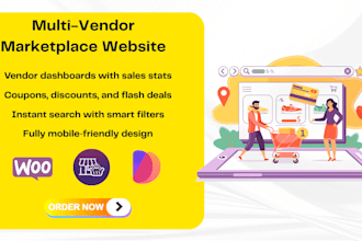 build multi vendor marketplace website