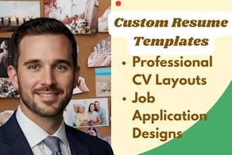 create eye catching resume templates and professional CV layouts