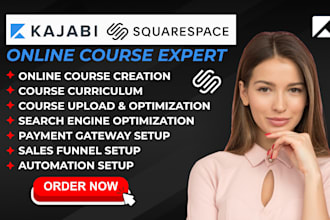do squarespace online course kajabi online course squarespace website course