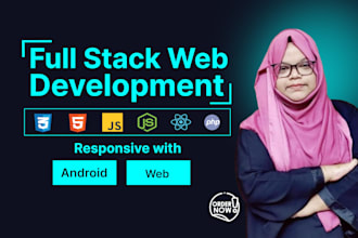 do website development with  PHP laravel HTML CSS react as fs