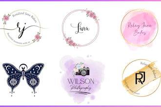 design luxury feminine flower logo for you