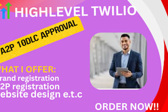 a2p 10dlc rei reply registration twilio flex telnyx gohighlevel IVR system API