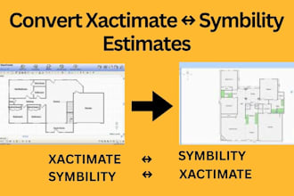 convert xactimate to symbility estimates and insurance ready