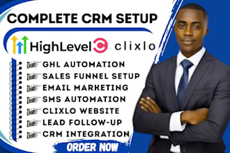 build gohighlevel landing page membership funnel lead capture clixlo ghl website