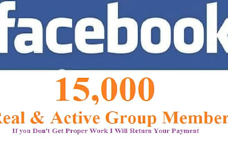 promoting facebook group to add new members fast