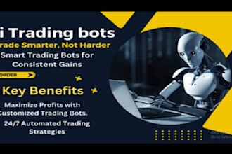 develop automated crypto trading bot,binance trading bot,stock trading bot,tidio