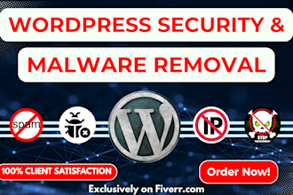 wordpress malware removal, virus removal, with fix wordpress security
