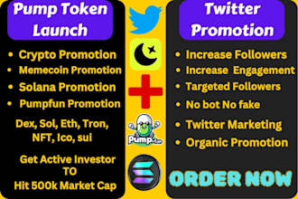 mass trending tokens pump, solana,memecoin,raydium,cto,crypto telegram promotion